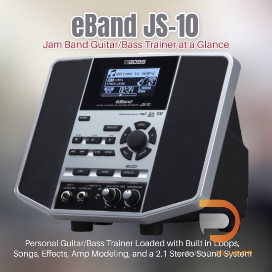 BOSS JS-10 EBand Audio Player With Guitar Effects