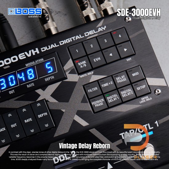BOSS SDE-3000EVH Dual Digital Delay