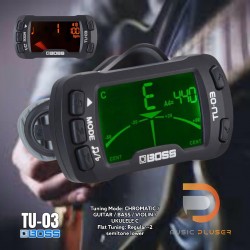 BOSS TU-03 CLIP-ON TUNER & METRONOME