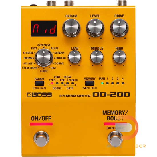 Boss OD-200 Hybrid Drive