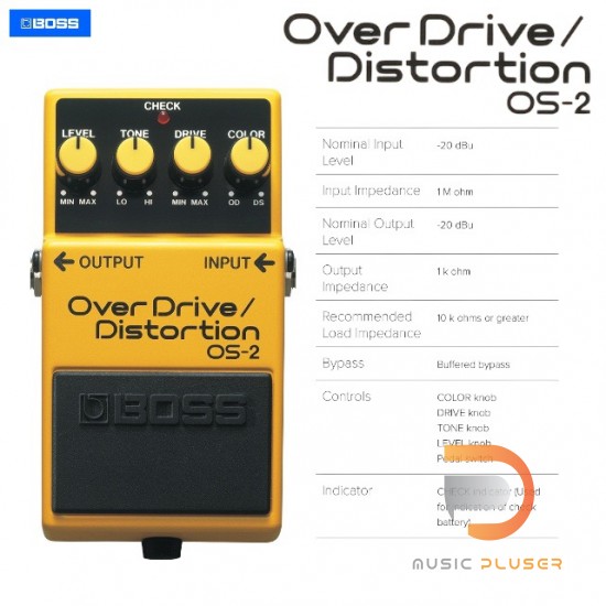 Boss OS-2 Overdrive Distortion Boss OS-2 Overdrive Distortion