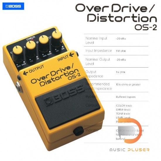 Boss OS-2 Overdrive Distortion Boss OS-2 Overdrive Distortion