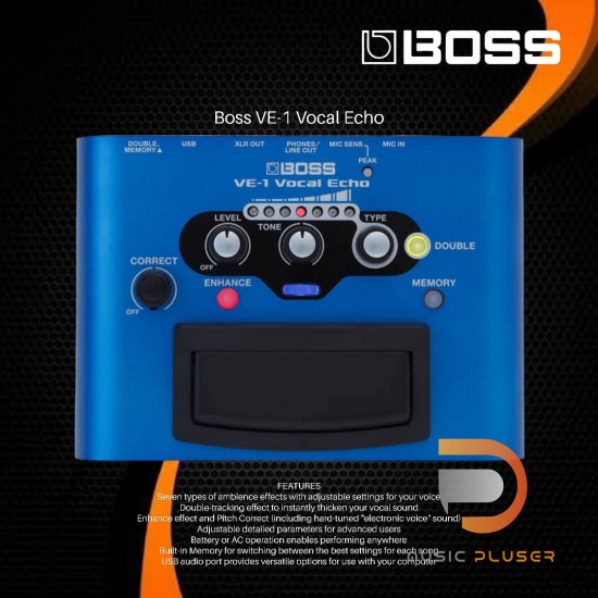 Boss VE-1 Vocal Echo