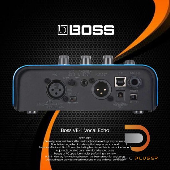 Boss VE-1 Vocal Echo