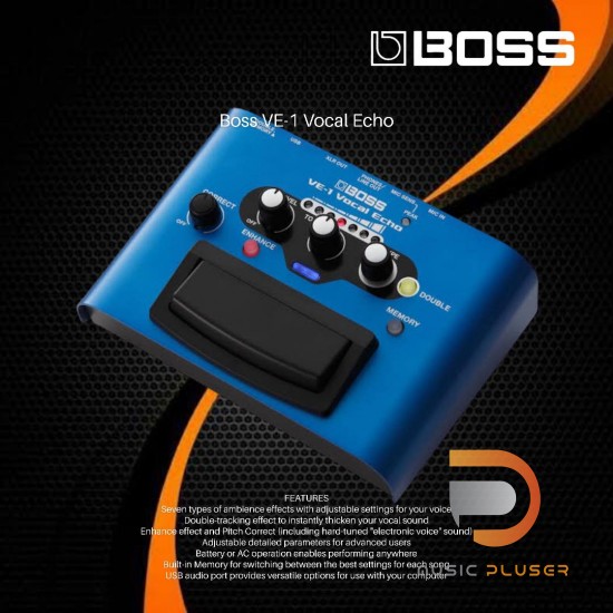 Boss VE-1 Vocal Echo