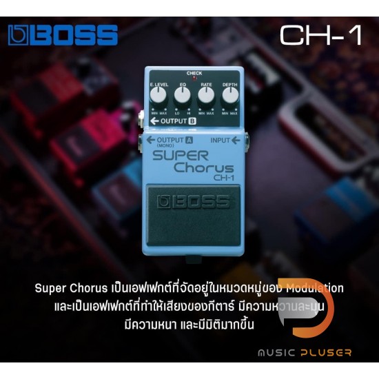 Boss เอ็ฟเฟ็กก้อนที่มือใหม่ควรมีไว้ติดบอร์ด Boss เอ็ฟเฟ็กก้อนที่มือใหม่ควรมีไว้ติดบอร์ด