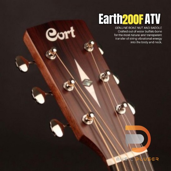 กีตาร์โปร่งไฟฟ้า Cort Earth200F ATV
