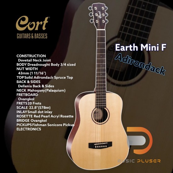 Cort Earth Mini F Adirondack