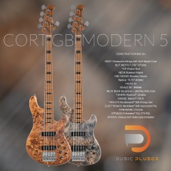 Cort GB MODERN 5 With Soft Case