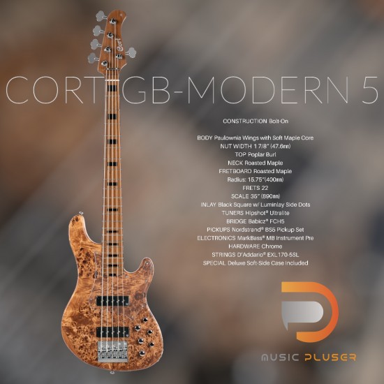 Cort GB MODERN 5 With Soft Case
