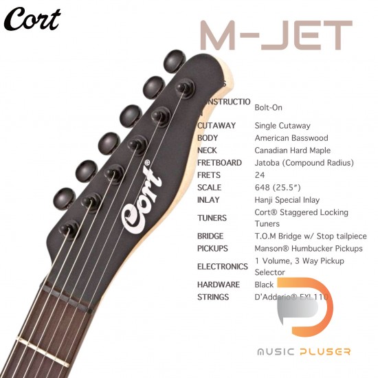 กีตาร์ไฟฟ้า Cort M-Jet กีตาร์ไฟฟ้า Cort M-Jet