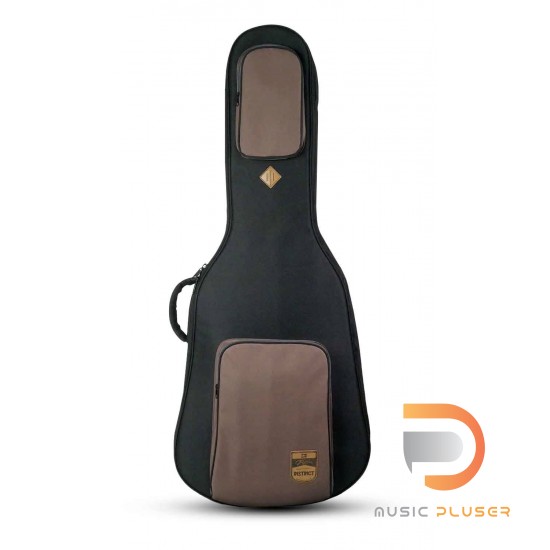 D&J กระเป๋ากีต้าร์โปร่ง 41 นิ้ว GPL2021 BROWN-BLACK Full Size Guitar Bag