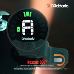 D'addario NEXXUS 360 TUNER Rechargeable Headstock Tuner