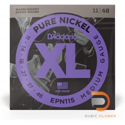 D’Addario EPN115 Pure Nickel Blues Jazz Rock 011-048