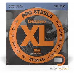 D’Addario EPS540 ProSteels Light Top/Heavy Bottom 010-052