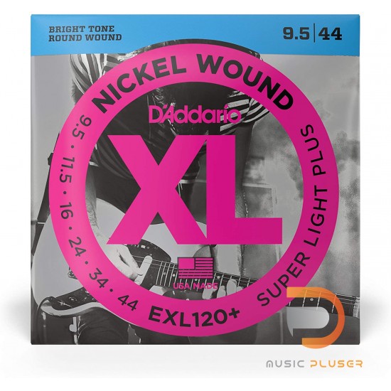 D’Addario EXL120+ Nickel Wound Super Light Plus 0095-044