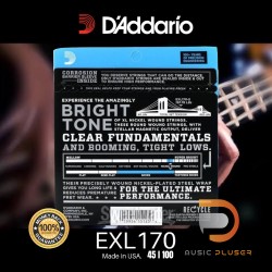 สายเบส D’Addario EXL170 Nickel Wound 4 String Bass 045 065 080 100