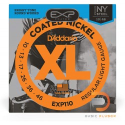 D’Addario EXP110 Coated Nickel Wound Regular Light 010-046