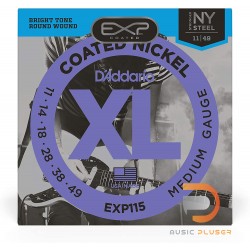D’Addario EXP115 Coated Nickel Wound Blues/Jazz Rock 011-049