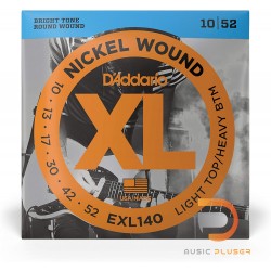 D’Addario EXP140 Coated Nickel Wound Super Light Top/Heavy Buttom 010-052