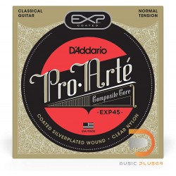 D’Addario EXP45 Coated Pro-Arte Classical Guitar Strings Normal Tension