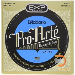 D’Addario EXP46 Coated Pro-Arte Classical Guitar Strings Hard Tension