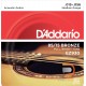 สายกีตาร์โปร่ง D’Addario EZ930 American Bronze 85/15 Medium Light 013-056