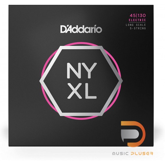 D’Addario NYXL45130 5 String Bass 045 065 080 100 132 D’Addario NYXL45130 5 String Bass 045 065 080 100 132