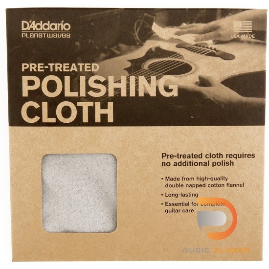 D’Addario PWPC1 Pre-treated Polish Cloth