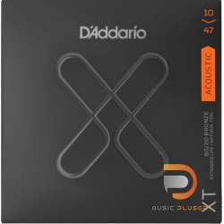 สายกีตาร์โปร่ง D’Addario XT 10-47 80/20 Bronze Extra Light