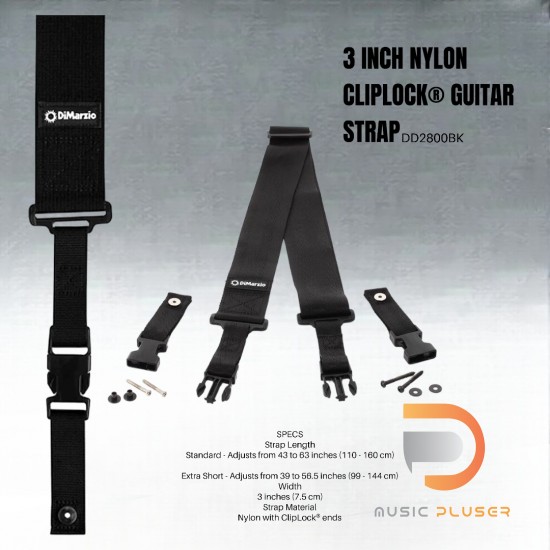 Dimarzio 3 Inch Nylon Cliplock