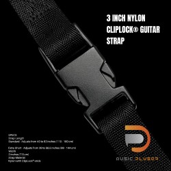 Dimarzio 3 Inch Nylon Cliplock