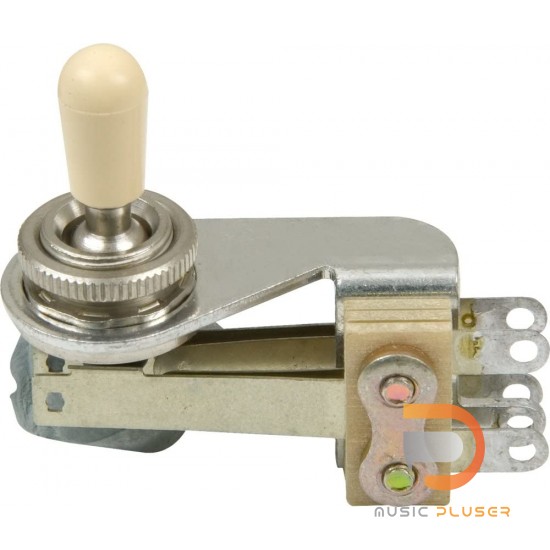 Dimarzio EP-1100 Switchcraft Right Angle Pickup Selector with Knob and Flat-Knuckled Dimarzio EP-1100 Switchcraft Right Angle Pickup Selector with Knob and Flat-Knuckled