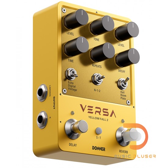 เอฟเฟคกีตาร์ Donner Yellow Fall II Delay&Reverb Pedal