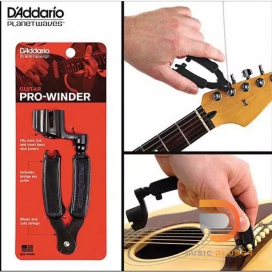 D’Addario DP0002 Pro-Winder String Winder & Cutter