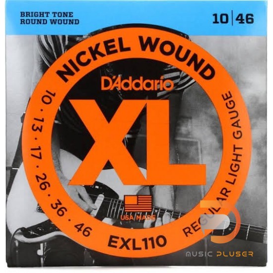 D’Addario EXL110 Nickel Wound Regular Light 010-046