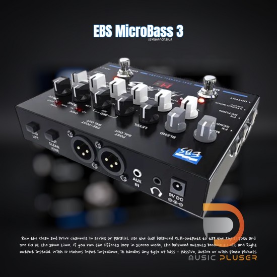 EBS MICROBASS 3 เอฟเฟคเบส EBS MICROBASS 3 เอฟเฟคเบส