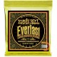 สายกีตาร์โปร่ง Ernie Ball Everlast Coated 80/20 Bronze Medium Light 012-054