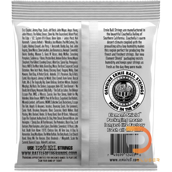 ERNIE BALL ERNESTO PALLA CLEAR & SILVER NYLON CLASSICAL GUITAR STRINGS ERNIE BALL ERNESTO PALLA CLEAR & SILVER NYLON CLASSICAL GUITAR STRINGS