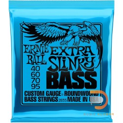 ERNIE BALL EXTRA SLINKY NICKEL WOUND ELECTRIC BASS STRINGS 40-95