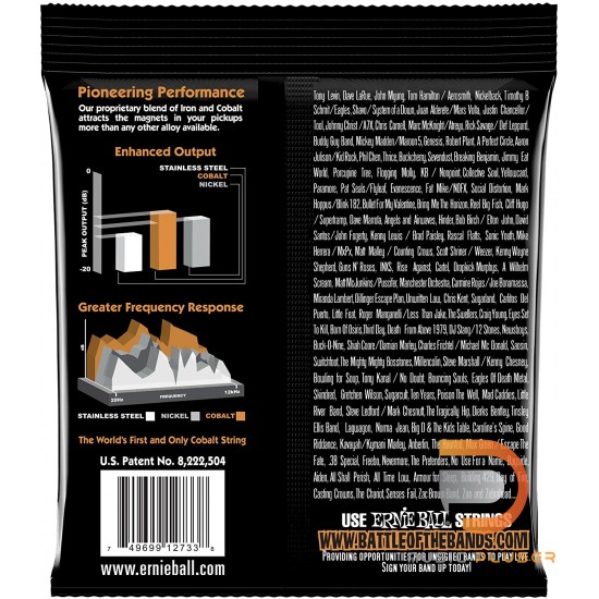 ERNIE BALL HYBRID SLINKY COBALT ELECTRIC BASS STRINGS 45-105 ERNIE BALL HYBRID SLINKY COBALT ELECTRIC BASS STRINGS 45-105