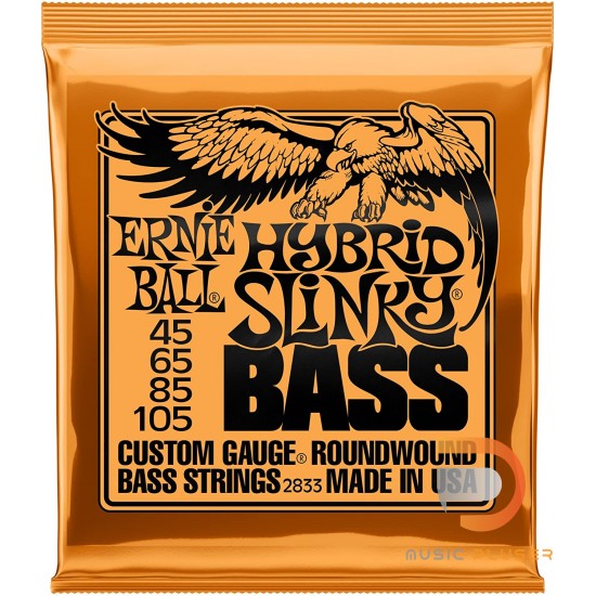 ERNIE BALL HYBRID SLINKY NICKEL WOUND ELECTRIC BASS STRINGS 45-105