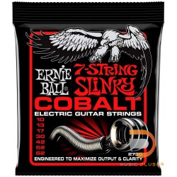 ERNIE BALL REGULAR SLINKY COBALT 7-STRING ELECTRIC GUITAR STRINGS - 10-62 GAUGE