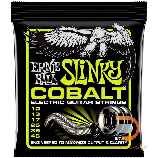 ERNIE BALL REGULAR SLINKY COBALT ELECTRIC GUITAR STRINGS 10-46