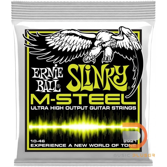ERNIE BALL REGULAR SLINKY M-STEEL ELECTRIC GUITAR STRINGS 10-46 ERNIE BALL REGULAR SLINKY M-STEEL ELECTRIC GUITAR STRINGS 10-46