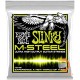 ERNIE BALL REGULAR SLINKY M-STEEL ELECTRIC GUITAR STRINGS 10-46 ERNIE BALL REGULAR SLINKY M-STEEL ELECTRIC GUITAR STRINGS 10-46