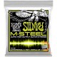 ERNIE BALL REGULAR SLINKY M-STEEL ELECTRIC GUITAR STRINGS 10-46