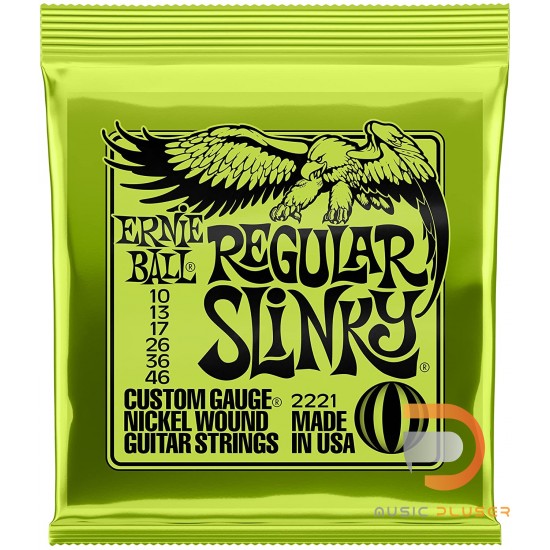 ERNIE BALL REGULAR SLINKY NICKEL WOUND ELECTRIC GUITAR STRINGS 10-46 ERNIE BALL REGULAR SLINKY NICKEL WOUND ELECTRIC GUITAR STRINGS 10-46