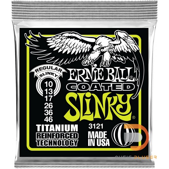 ERNIE BALL REGULAR SLINKY RPS COATED TITANIUM ELECTRIC GUITAR STRINGS 10-46