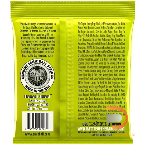 ERNIE BALL REGULAR SLINKY RPS NICKEL WOUND ELECTRIC GUITAR STRINGS 10-46